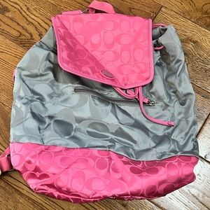Coach Signature Getaway Backpack